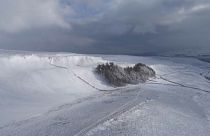 Yorkshire Dales im Schnee.