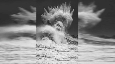 Is this just a wave or the face of Poseidon, God of the Sea?