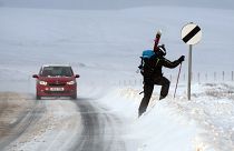 Tempestade "Darcy" varre Europa com frio, vento e neve