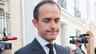 Sciences Po President Frederic Mion seen in front of the Institute Thursday, June 6, 2013. 