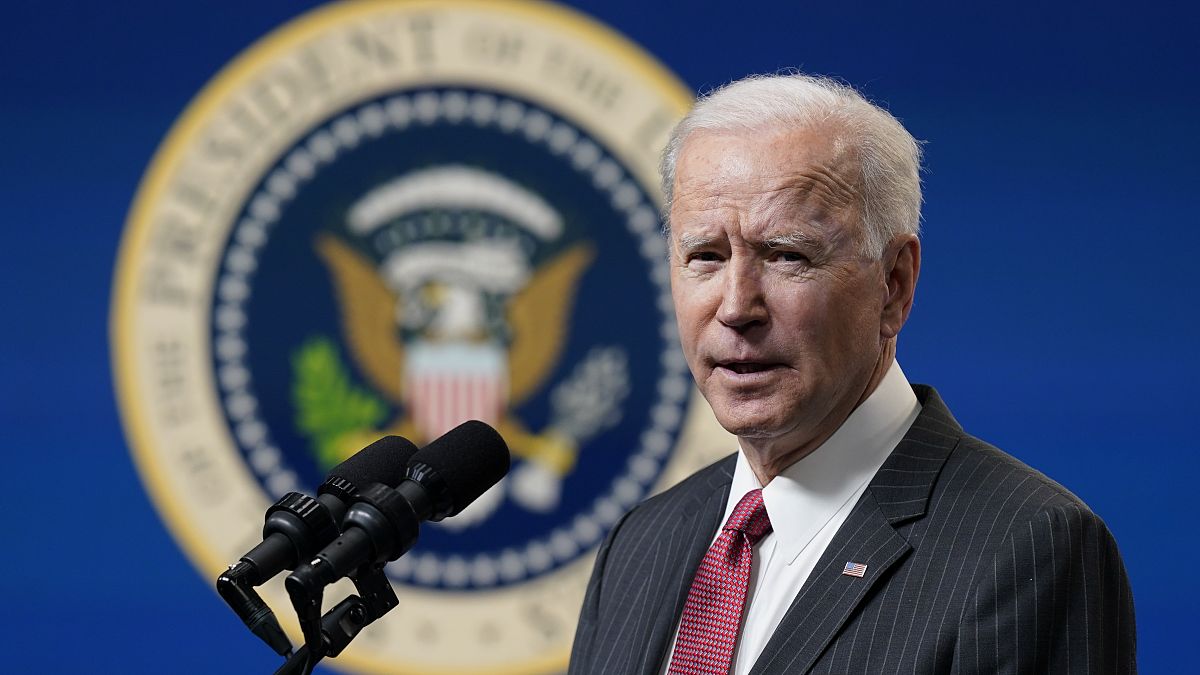 President Joe Biden speaks about his administration's response to the coup in Myanmar