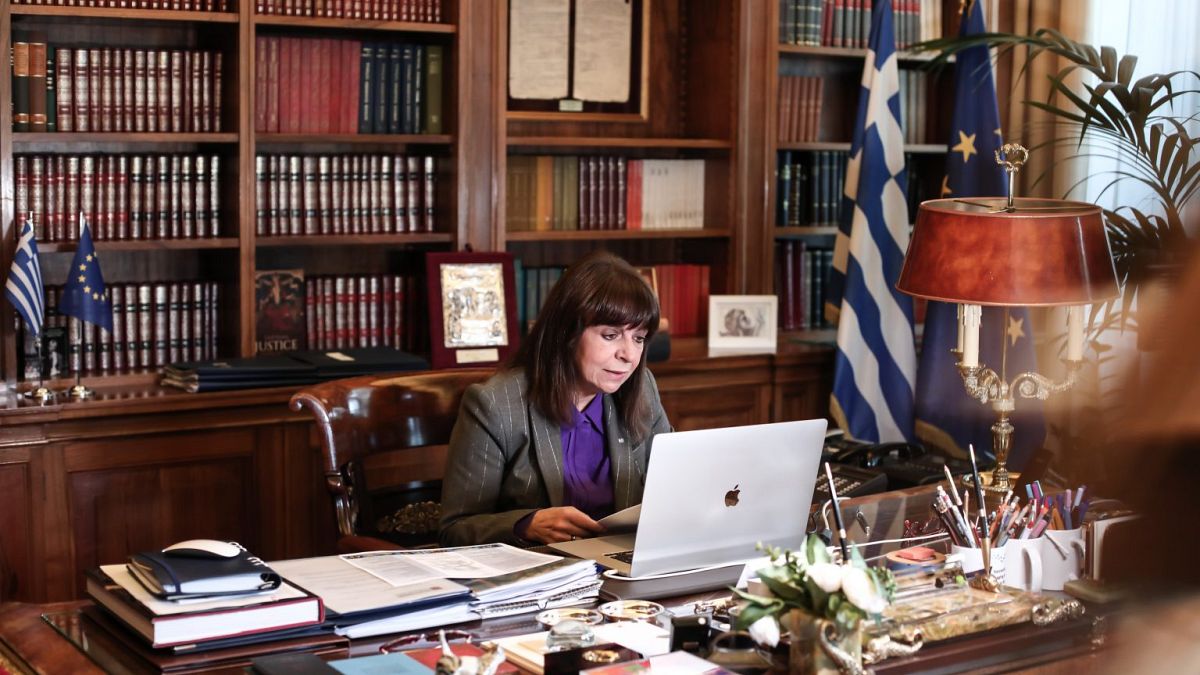 Η Πρόεδρος της Ελληνικής Δημοκρατίας Κατερίνα Σακελλαροπούλου απηύθυνε χαιρετισμό στο Πανελλήνιο Μαθητικό Συνέδριο 