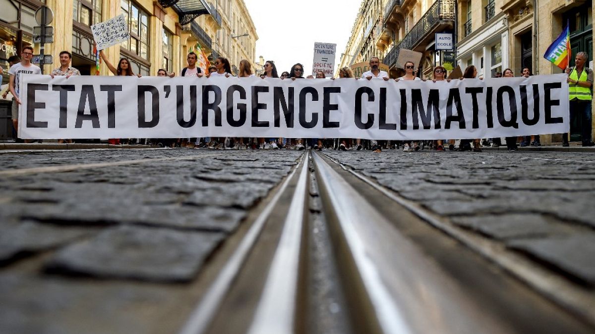 Manifestation pour le climat à Bordeaux, en octobre 2018.