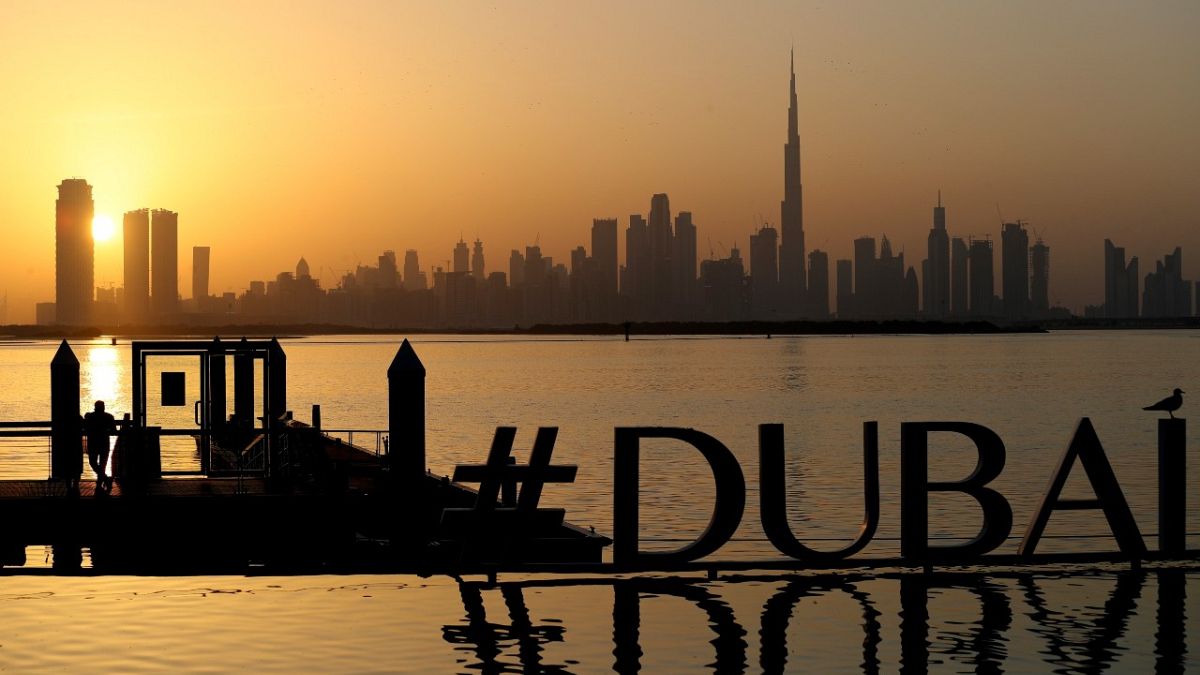مشهد عام لأفق مدينة دبي 