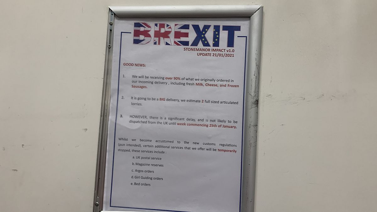 Post Brexit bureaucracy bites British store in Brussels