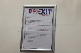 Post Brexit bureaucracy bites British store in Brussels
