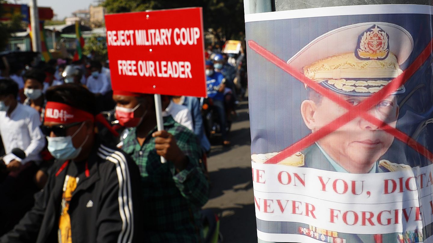 Myanmar Tensions High As Anti Coup Protests Continue And Regime Steps Up Arrests Euronews Myanmar Tensions High As Anti Coup Protests Continue And Regime Steps Up Arrests Euronews