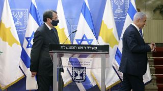 Ο πρόεδρος της Κυπριακής Δημοκρατίας Νίκος Αναστασιάδης με τον Μπένζαμιν Νετανιάχου