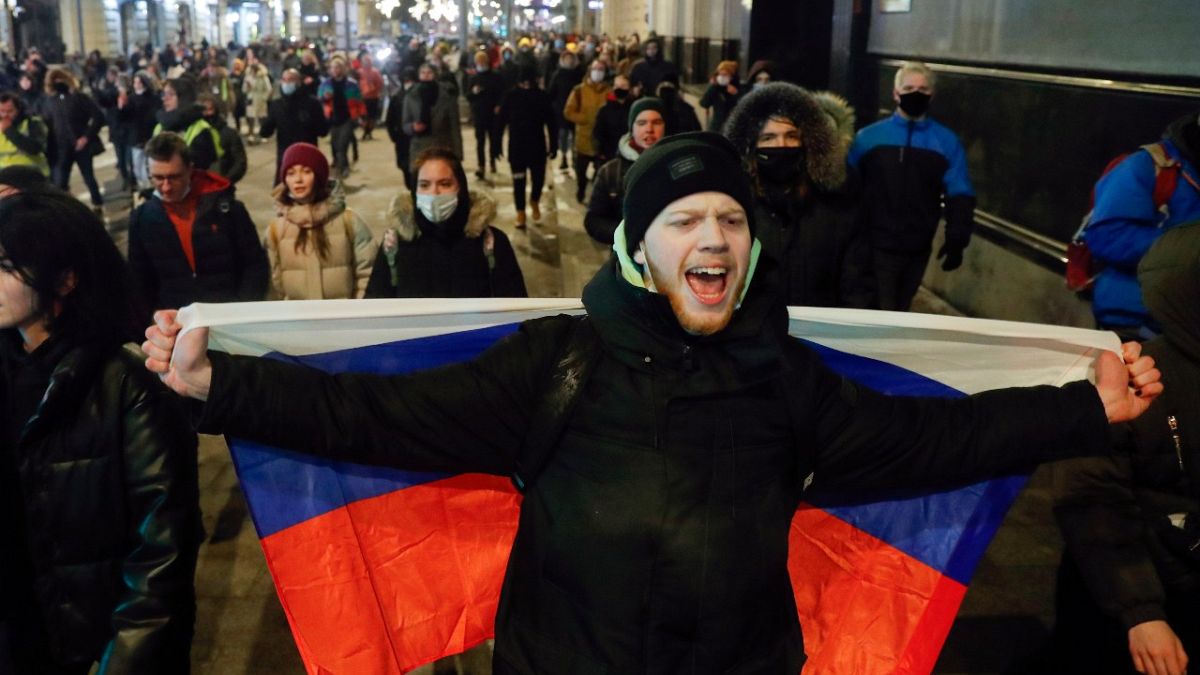 تظاهر عشرات الآلاف في أنحاء روسيا على مدى الأسابيع الماضية استجابة لدعوة زعيم المعارضة المسجون أليكسي نافالني