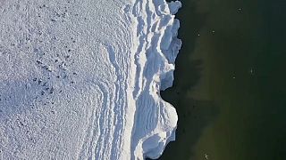 La ola de frío que azota Europa dibuja paisajes árticos en Polonia y alpinos en Grecia