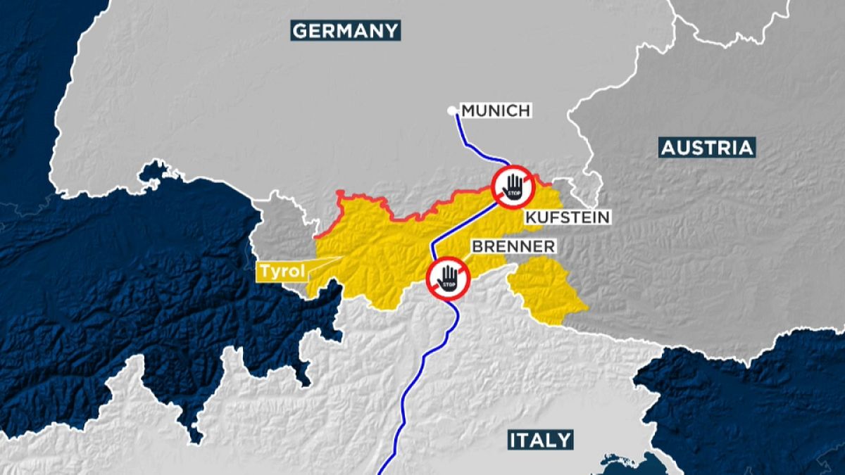 Alemania impone controles pcr para atraversar el Tirol, el eje norte-sur más transitado de Europa