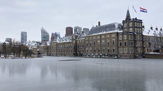 مبنى البرلمان الهولندي في لاهاي. 2021/02/09