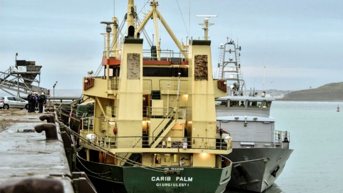 Uyuşturucunun ele geçirildiği CARIB PALM gemisi
