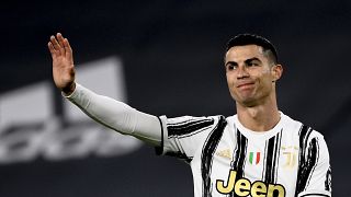 Cristiano Ronaldo bei einem LIga-Spiel seines Vereins Juventus Turin