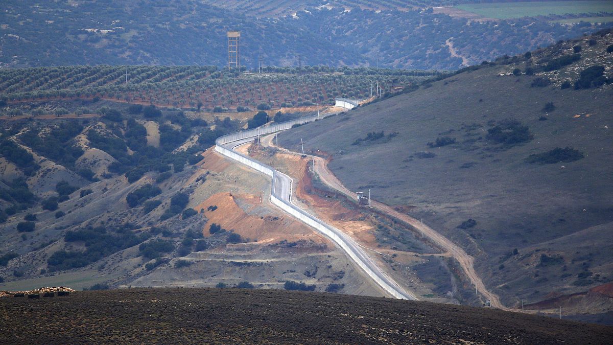 Турецко-сирийская граница в провинции Хатай