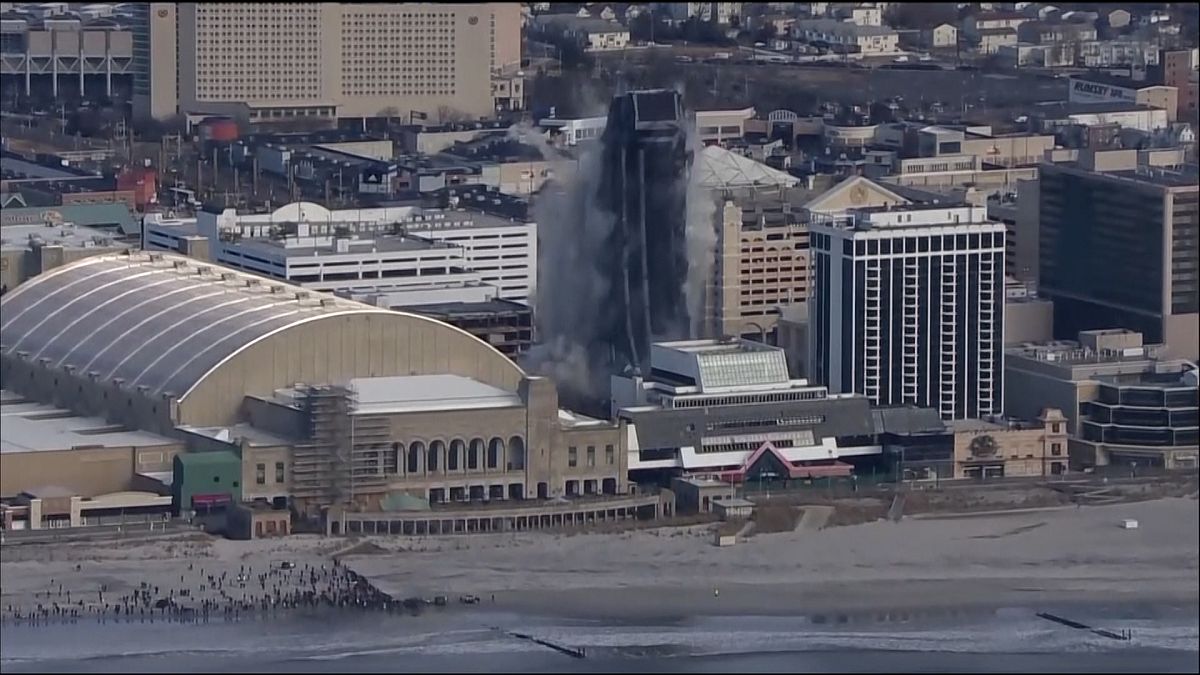 Antigo casino de Trump foi demolido em Atlantic City