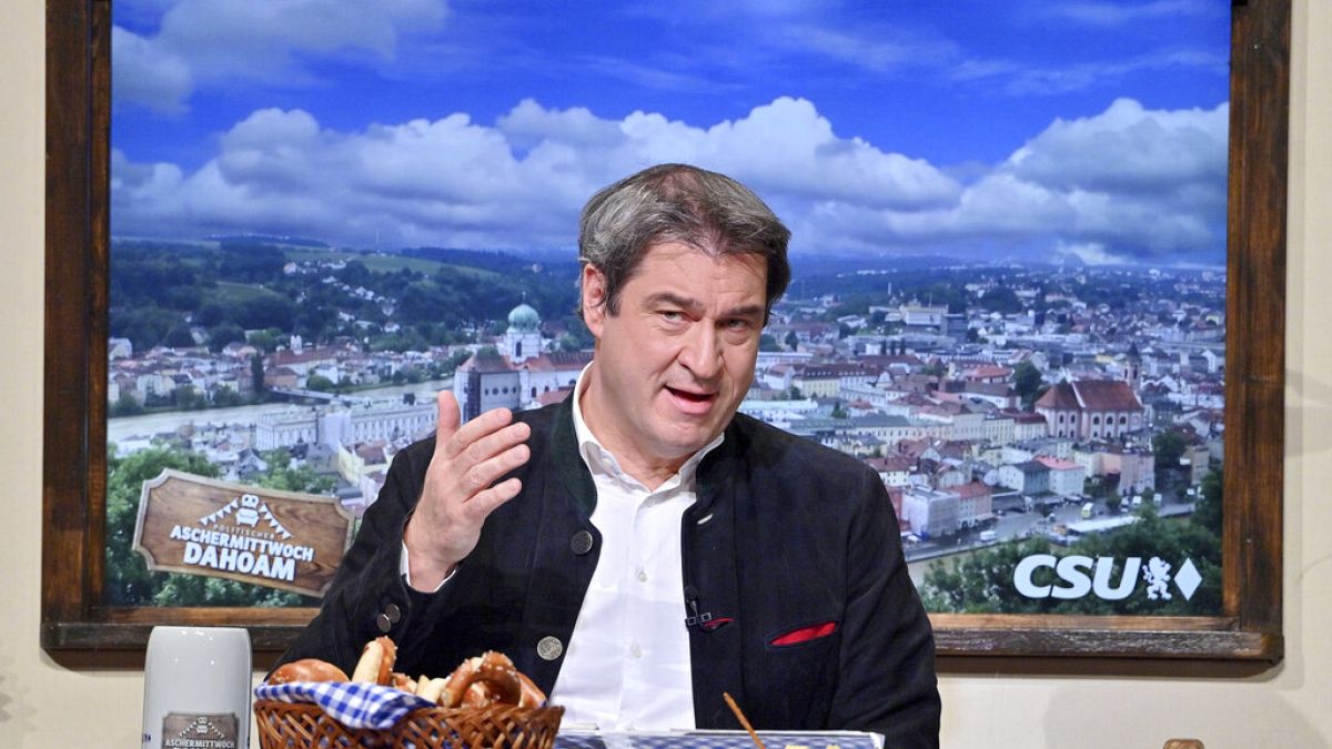 Markus Söder am politischen Aschermittwoch 2021