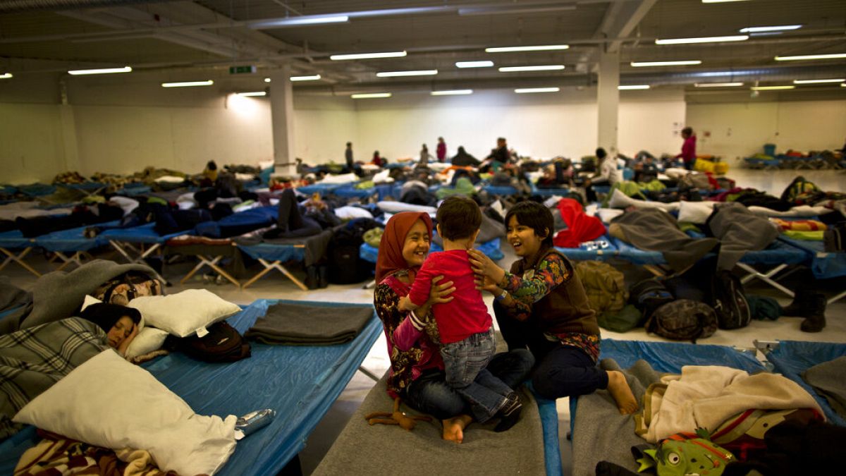 FILE: Afghan refugee children at a distribution centre, Freilassing, Germany, Dec. 8, 2015