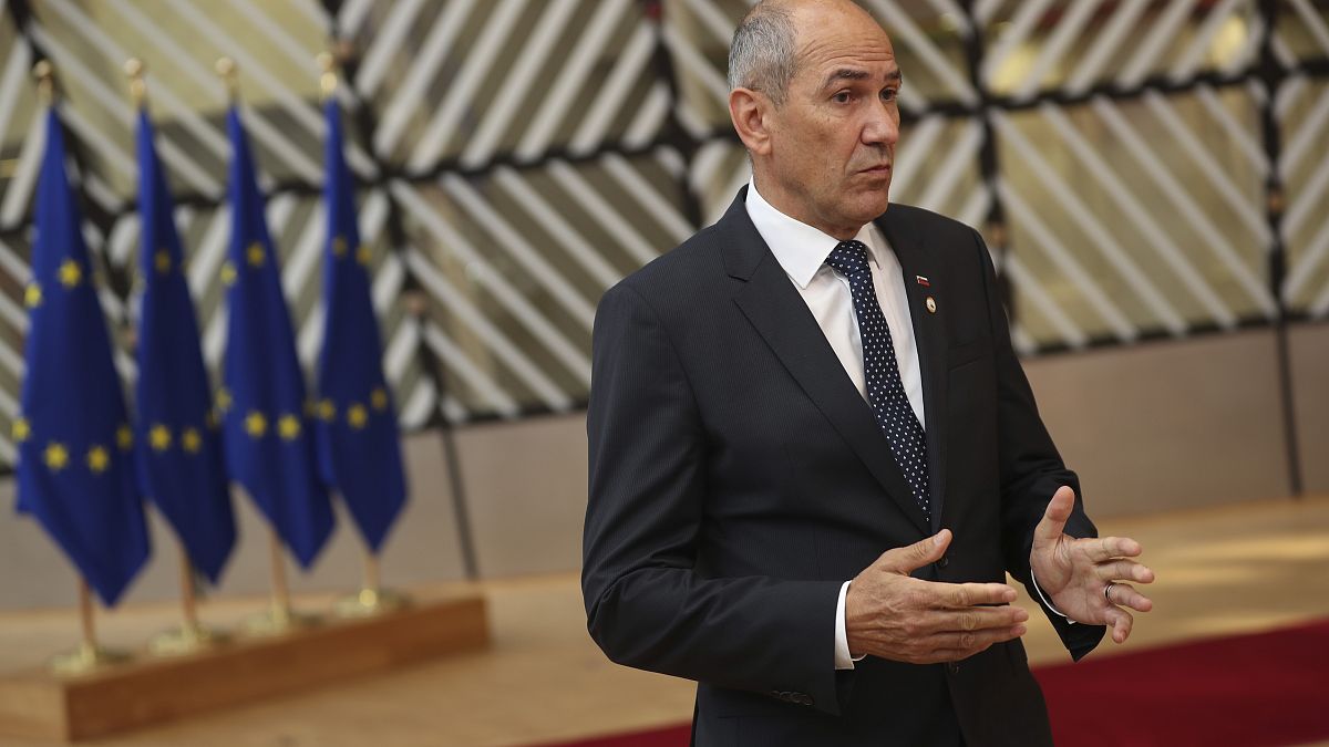 The European Commission condemned Prime Minister Janez Jansa's remarks as "insulting"