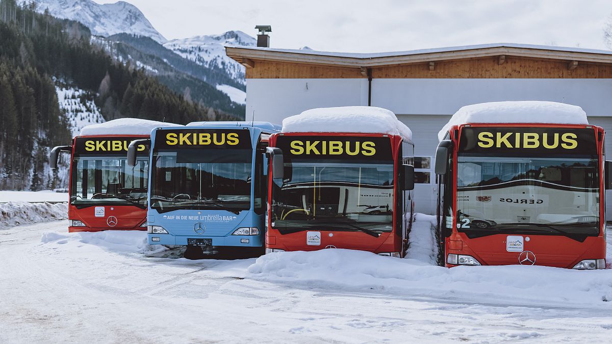 محطة للتزلج في النمسا