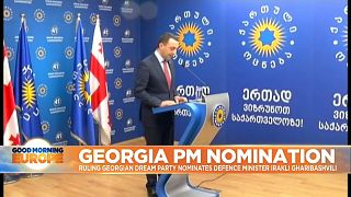 Dream party nominee for PM's office, defence minister Irakli Garibashvili,