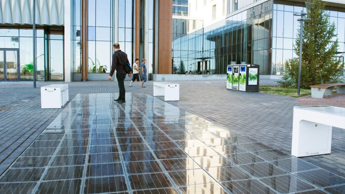 This solar-powered pavement harvests energy from under your feet | Living