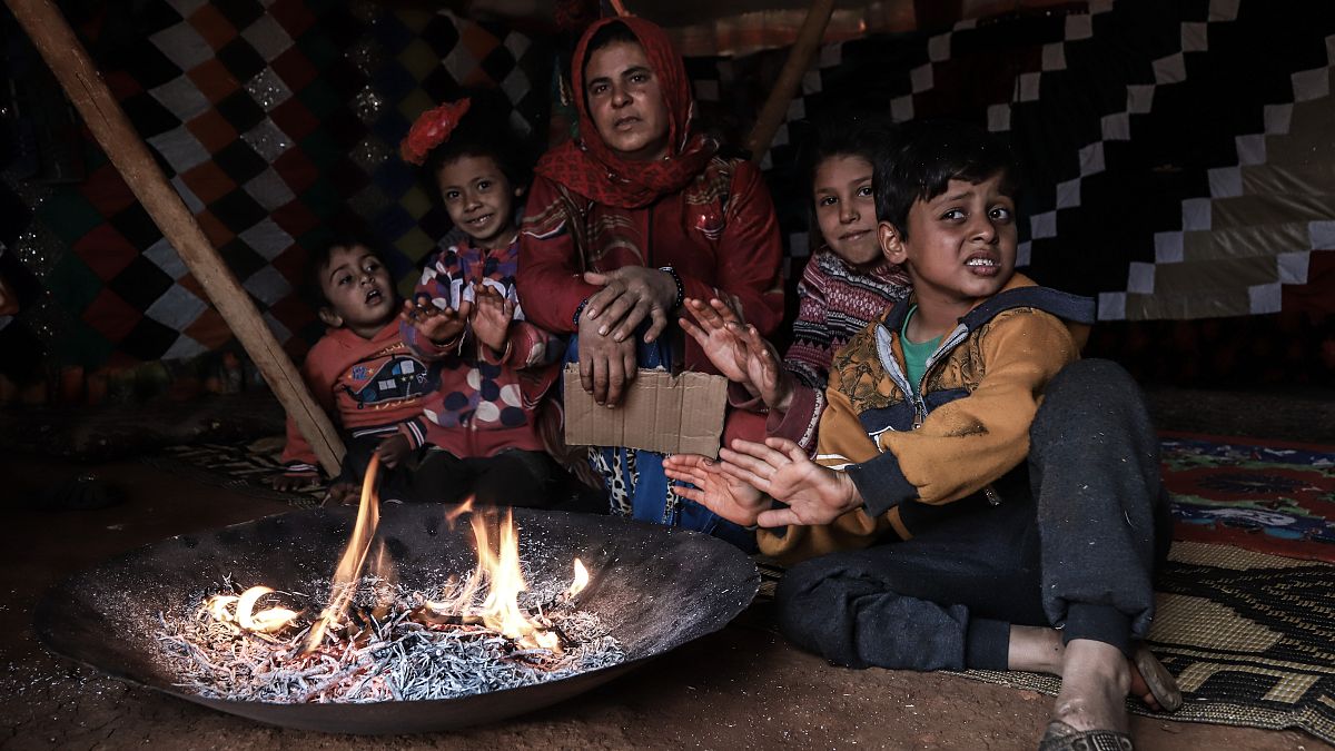 Suriye'deki göçmen kampı