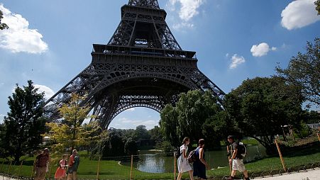 A view from the top of the Eiffel Tower is crucially missing... the Eiffel Tower.