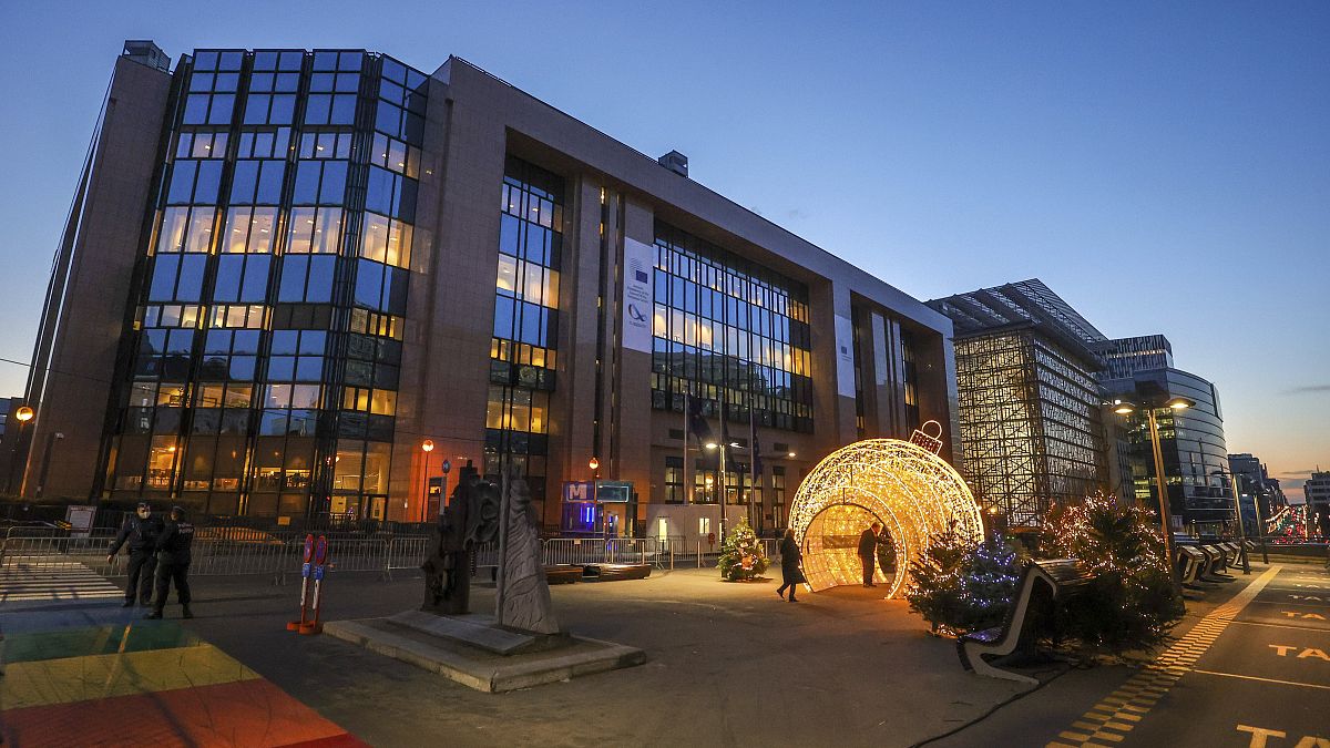 مبنى المجلس الأوروبي في بروكسل. 2020/12/10