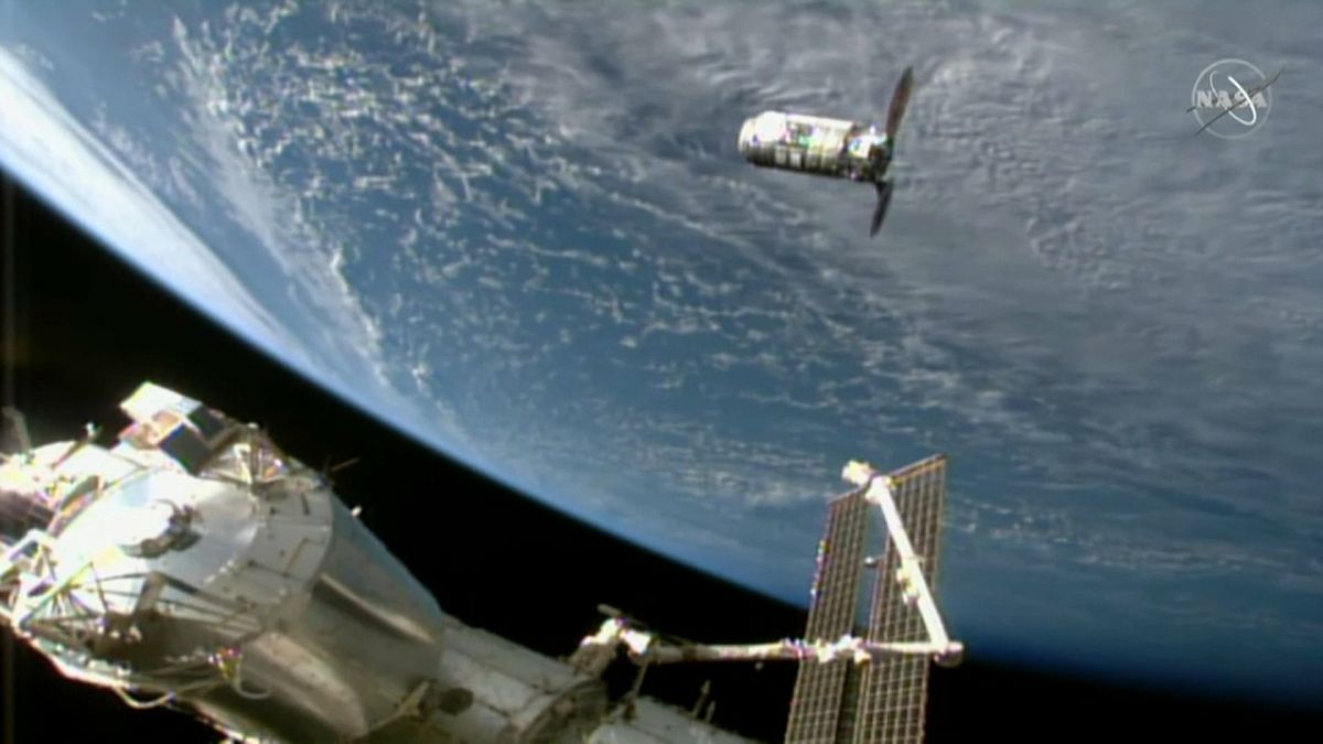 Le vaisseau cargo Cygnus réapprovisionne l'ISS