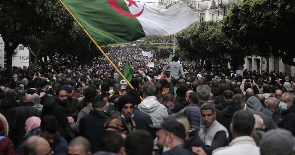 Algerians March on the 2-Year Anniversary of the Hirak Movement