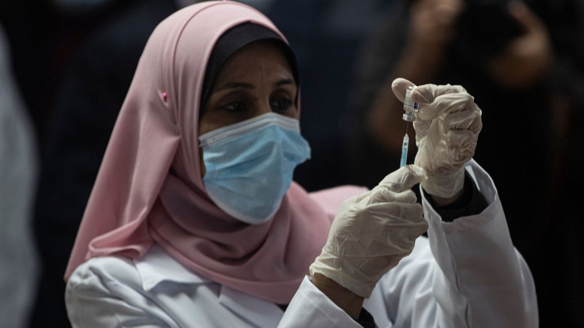 آغاز واکسیناسیون در نوار غزه