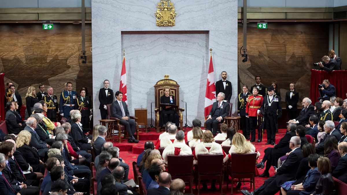مجلس الشيوخ الكندي في أوتاوا في 5 ديسمبر 2019