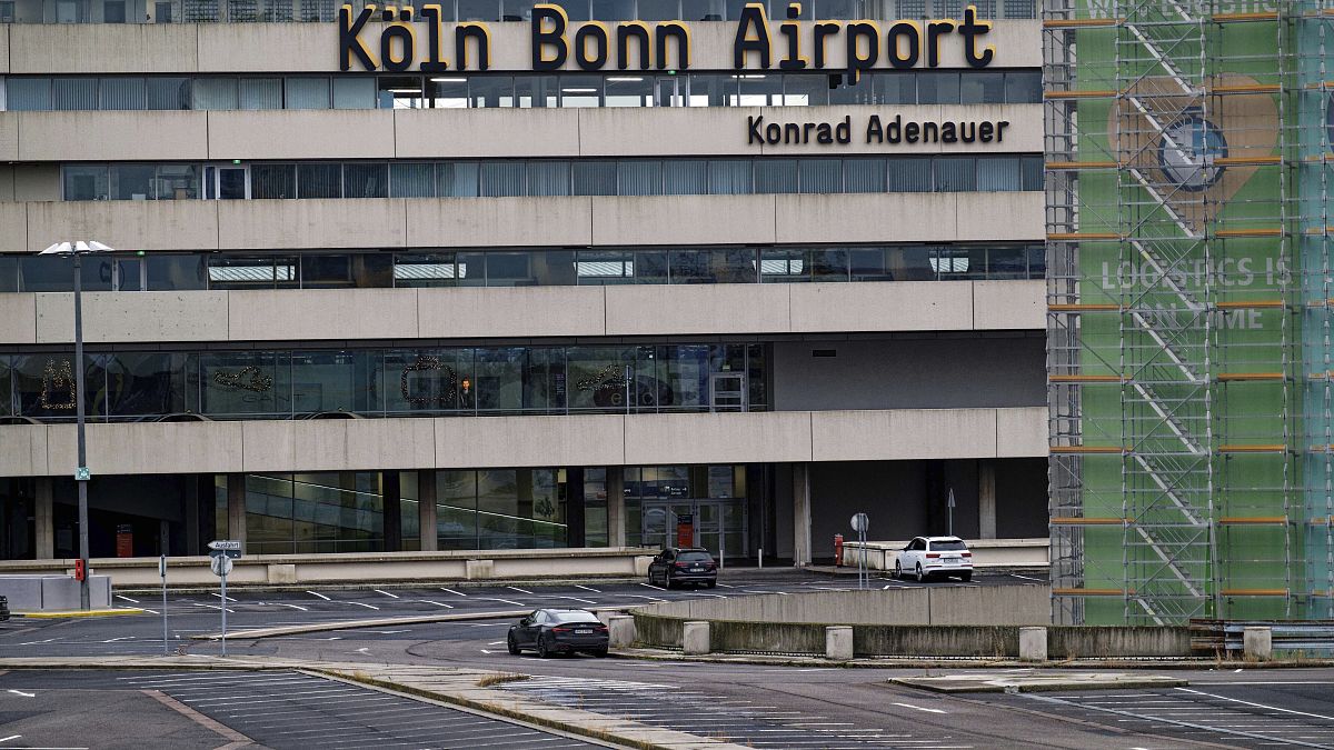 One of the suspect's heists took place at Cologne-Bonn airport, German authorities said.