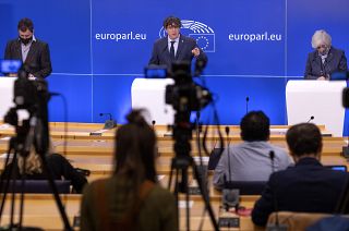 Três eurodeputados catalães poderão perder a imunidade