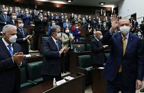اردوغان در مجلس ترکیه