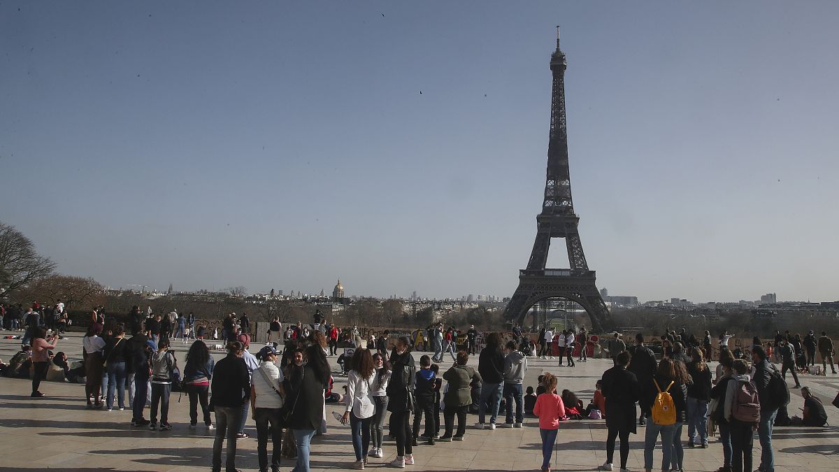 ساحة تروكاديرو بالقرب من برج إيفل في باريس
