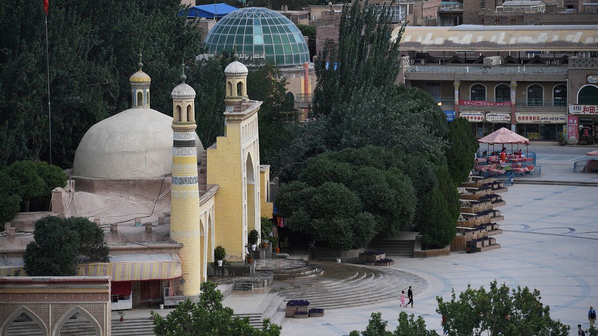 Moschee in der Stadt Kaschgar (Xinjiang)