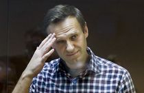 Алексей Навальный в Бабушкинском суде Москвы, февраль 2021 года
