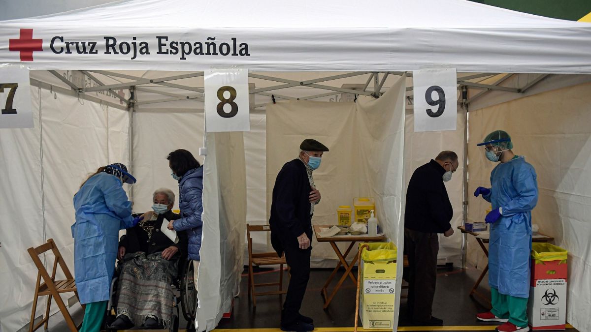 حملة التلقيح ضد الفيروس في اسبانيا