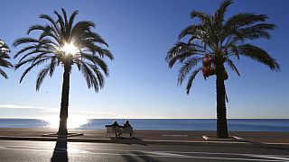 Em Nice, o grande passeio dos ingleses está praticamente deserto