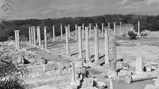 Φωτογραφεία από τις ανασκαφές στην Αρχαία Σαλαμίνα της Κύπρου το 1957