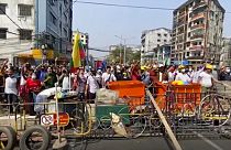 مقاومت معترضان میانمار با وجود بازداشت‌های گسترده