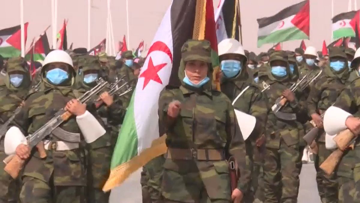 Desfile de fuerzas del Frente Polisario