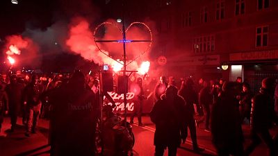 ویدئو؛ اعتراض‌ها به تمدید محدودیت‌های کرونایی در دانمارک