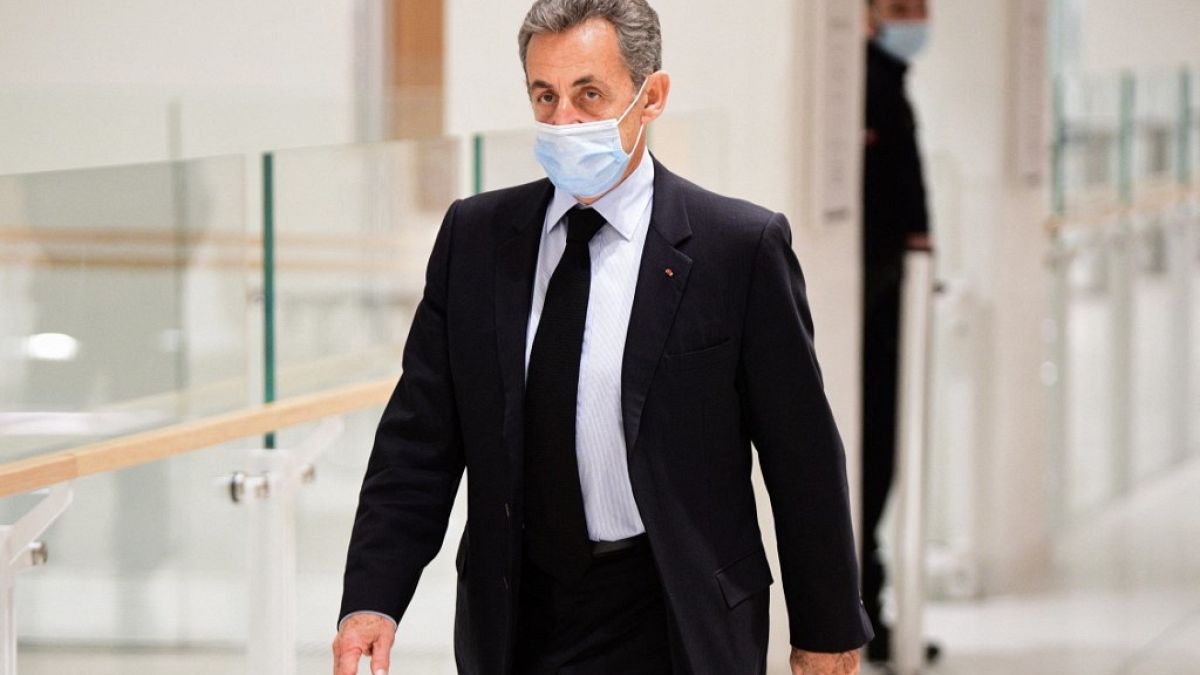 Nicolas Sarkozy, le 8 décembre 2020, au tribunal de Paris