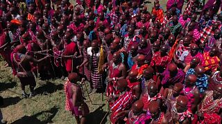 Kenya : les Maasaï célèbrent leur rite de passage 
