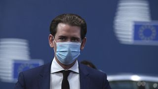 Austria's Chancellor Sebastian Kurz arrives for an EU summit in Brussels in December.