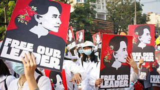 تظاهرات علیه کودتای نظامیان در میانمار