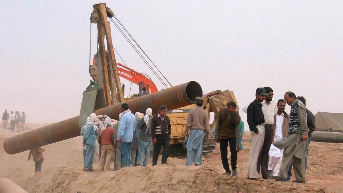 احداث خط لوله گاز در پاکستان